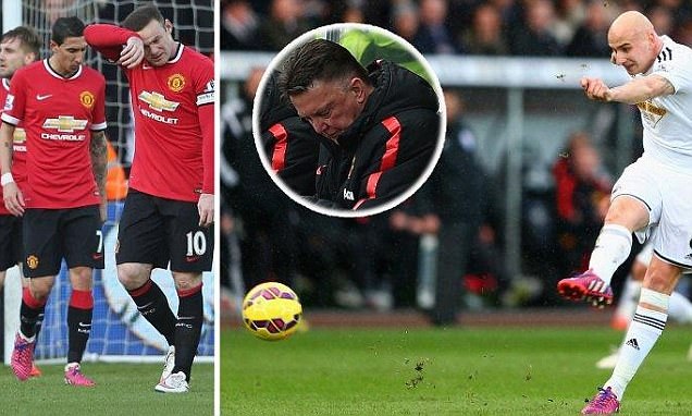 Louis van Gaal Sesalkan Kekalahan MU dari Swansea Meski Kuasai Permainan